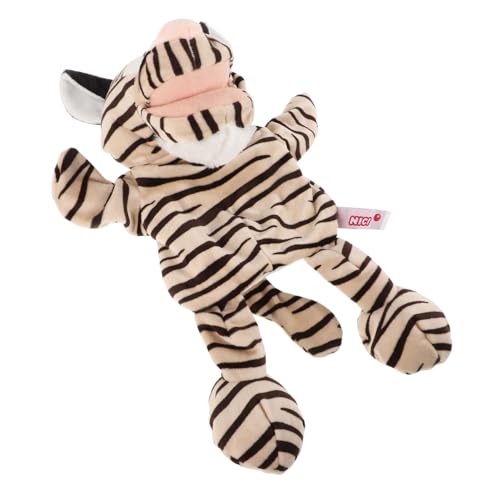 KONTONTY Bauchredner-Handpuppe Handaugenpuppen Sternzeichen Tierspielzeug -Tiger-Spielzeug Hirsch Kinder Spielzeug kinderpuppe Cartoon-Handpuppe Geschichtenerzählende Handpuppen Plüsch von KONTONTY