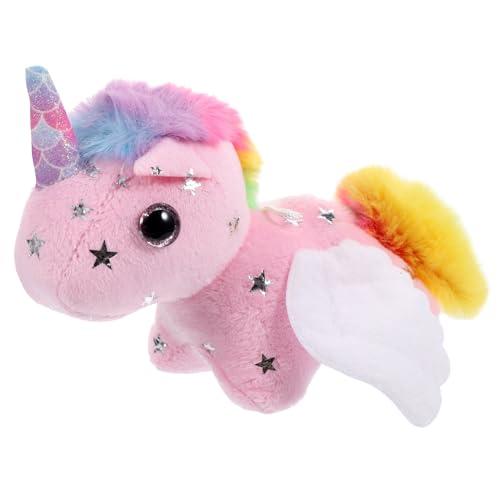 KONTONTY Bunter Einhorn Puppenanhänger Dekorative Puppe In Tierform Kleine Puppe In Einhornform Niedlicher Tieranhänger Cartoon Einhorn Anhänger Tieranhänger Dekor von KONTONTY