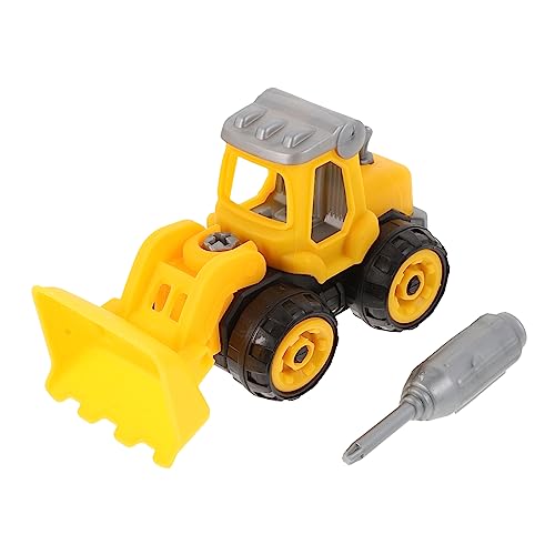 KONTONTY DIY Baustellenfahrzeug aus Kunststoff Cartoon Bagger Modell mit Beweglichen Sicher Langlebig und Leicht Zerlegbar Lernspielzeug für Jungen und Mädchen KONTONTY DIY Baustellenfahrzeug aus Kunststoff Cartoon Bagger Modell mit Beweglichen Sicher Langlebig und Leicht Zerlegbar Lernspielzeug für Jungen und Mädchen von KONTONTY