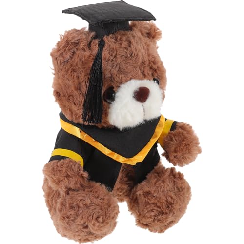 KONTONTY Dr. Bärenpuppe kuschelbären niedliche Stuffed Soft Toys Graduierungsgeschenk chatot Plush Party entzückendes Plüschbärenspielzeug weiche, Flauschige Puppe PP Baumwolle von KONTONTY