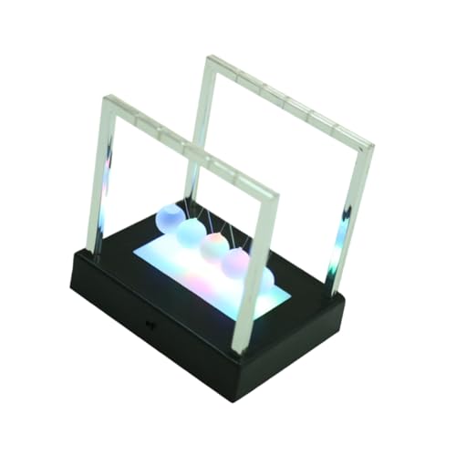 KONTONTY Edelstahl schwingender Ball Kinetisches Schreibtischspielzeug Dekorative Newton Kugel Bürodekoration Geburtstagsgeschenk KONTONTY Edelstahl schwingender Ball Kinetisches Schreibtischspielzeug Dekorative Newton Kugel Bürodekoration Geburtstagsgeschenk von KONTONTY
