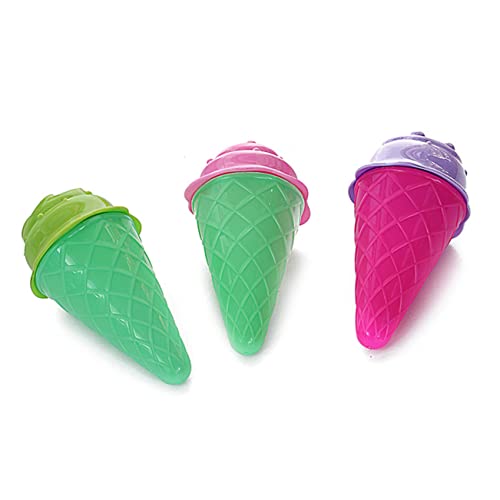 KONTONTY Eiscreme Strandspielzeug Set Karton Strandbucket Mit Lustigen Figuren Für Pädagogisches Für Kleinkinder Ideales Für Den Sommer Zufällige Farbe von KONTONTY