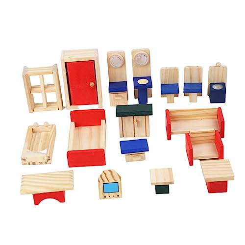 KONTONTY Puppenhaus Set Für Miniatur Villa Mit öbeln Und Zubehör Kreatives DIY Exquisite Simulation Für Fantasievolles Geschenkidee Für ädchen Und Jungen von KONTONTY