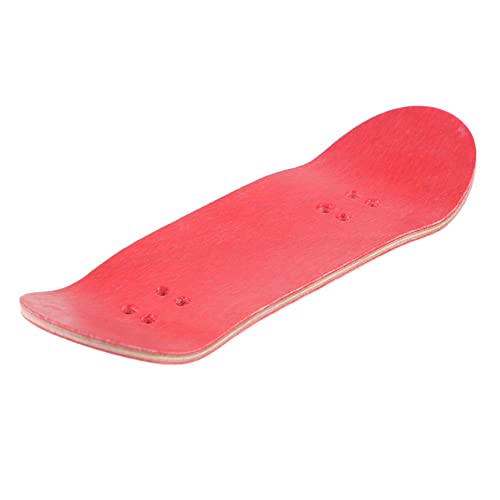 KONTONTY Finger-Skateboard Surf-Skateboard-Deck Fingerspielzeug-Skateboards DIY-Griffbrett-Bausatz Finger Skateboard fingerskaterboard Griffbretter Skateboard selber Machen hölzern rot von KONTONTY