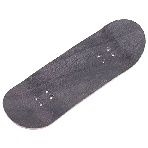 KONTONTY Finger-Skateboard selbstgemachte Skateboards Hand-Skateboard Mini-Skateboard Griffbrett Finger Skateboard fingerskaterboard Skateboard DIY Kinder Gastgeschenke hölzern Black von KONTONTY