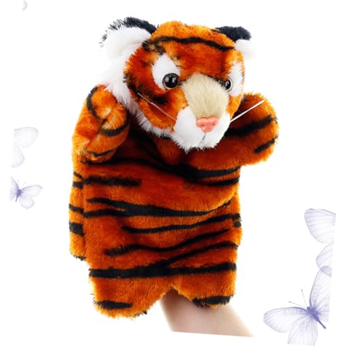 KONTONTY Geschichte Marionette interaktives Interactive Toys Tiger spielzeuge für plushdoll Handpuppe Geschichte erzählende Marionette Tiger Marionette Coffee von KONTONTY