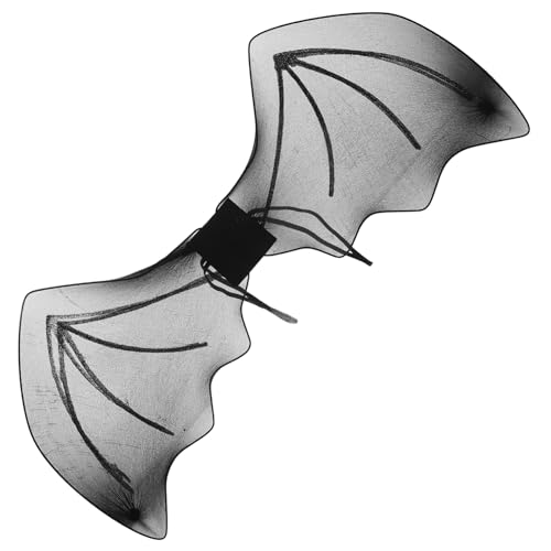 KONTONTY Halloween Fledermaus Flügel Kostü Für Und Erwachsene Verkleidung Requisite Für Halloween Party Cosplay Und Bühnenaufführungen Schwarze Bat Wings Accessoire von KONTONTY