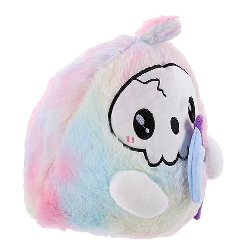 KONTONTY Halloween Puppe Sense Todeskissen Plüschtier Puppe Halloween Puppen Halloween Pillow Halloween Toys Plüschgespenst Geisterplüschtierpuppe PP Baumwolle Colorful von KONTONTY