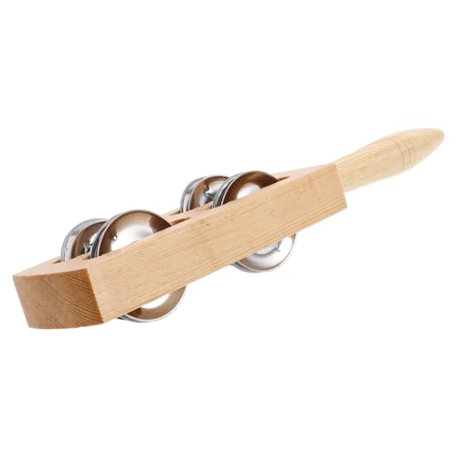 KONTONTY Handglocken für Holzschellenstab Jingle Shaker mit Griff Glatter Sicherer Klang für Musikunterricht Familienfeiern und Sensorische KONTONTY Handglocken für Holzschellenstab Jingle Shaker mit Griff Glatter Sicherer Klang für Musikunterricht Familienfeiern und Sensorische von KONTONTY
