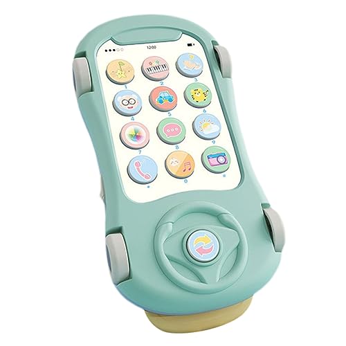 KONTONTY Handyspielzeug für Kinder Spielzeug für Neugeborene Kinder Telefon Kinder Handy Spielzeug Handy Spielzeug Telefone Mädchenspielzeug Cartoon-Babyphone Musik Telefon von KONTONTY