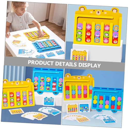 KONTONTY Holz Lernspielzeug Bunte Sortier Zuordnungsspiel für Kleinkinder Ab Jahr Robustes Pädagogisches Farb Tiererkennungs Doppelseitigem Brett Leicht Tragbar und Langlebig KONTONTY Holz Lernspielzeug Bunte Sortier Zuordnungsspiel für Kleinkinder Ab Jahr Robustes Pädagogisches Farb Tiererkennungs Doppelseitigem Brett Leicht Tragbar und Langlebig von KONTONTY