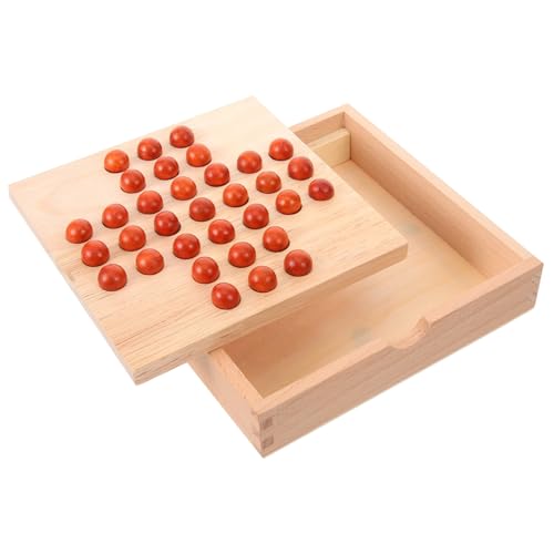 KONTONTY Holz Schachspiel Lernspielzeug für Interaktives Spieler Strategiespiel Pädagogisches Denkspiel Buntes Indoor Schach für Junge Mädchen und Jungen KONTONTY Holz Schachspiel Lernspielzeug für Interaktives Spieler Strategiespiel Pädagogisches Denkspiel Buntes Indoor Schach für Junge Mädchen und Jungen von KONTONTY