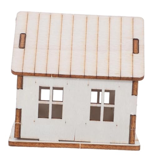 KONTONTY Holzhaus Bastelset Unfertiges Miniaturhaus Bausatz für Erwachsene Realistisches Puzzle Modell ohne Kleber Weihnachtsdeko DIY für Familienzeit und Originelles Bauen KONTONTY Holzhaus Bastelset Unfertiges Miniaturhaus Bausatz für Erwachsene Realistisches Puzzle Modell ohne Kleber Weihnachtsdeko DIY für Familienzeit und Originelles Bauen von KONTONTY