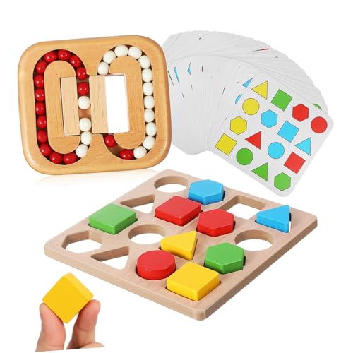 KONTONTY Holzpuzzle für Senioren mit Geometrischem Memory und Drehkugel-Maze Kognitives Trainingsspiel zur Gedächtnisförderung Geeignet für Pflegeheime und Familieninteraktion KONTONTY Holzpuzzle für Senioren mit Geometrischem Memory und Drehkugel-Maze Kognitives Trainingsspiel zur Gedächtnisförderung Geeignet für Pflegeheime und Familieninteraktion von KONTONTY