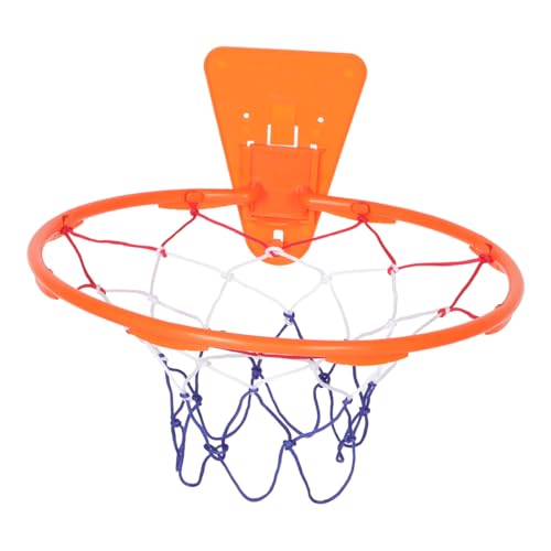 KONTONTY Indoor-Basketballkorb Mini-Basketballkorb Basketballtor Spielzeug Wandmontierter Basketballkorb Innenbasketballkorb Basketballtor für Kleinkinder Basketball-Rückwand und Rand von KONTONTY