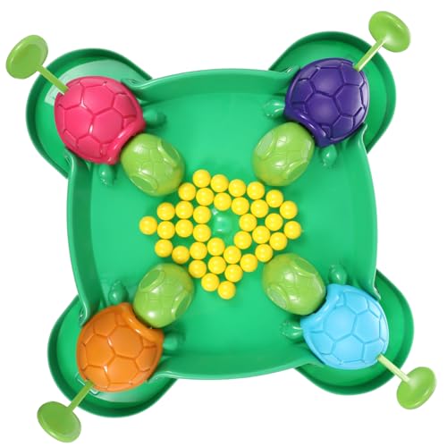 KONTONTY Interaktives Tischspiel Für Tortoise Bean 1 Set Mit 36 Bunten Bohnen Pädagogisches Geschicklichkeitsspiel Für Kleinkinder Und Vorschulkinder Ideal Für Familienaktivitäten von KONTONTY