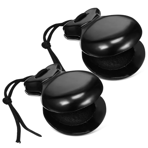 KONTONTY Holz Kastagnetten Spanische Musikinstrumente Für Erwachsene Finger Kastagnetten Robuste Und Langlebige Percussion-Instrumente Für Musikalische Früherziehung Edles Design Klare Klän KONTONTY Holz Kastagnetten Spanische Musikinstrumente Für Erwachsene Finger Kastagnetten Robuste Und Langlebige Percussion-Instrumente Für Musikalische Früherziehung Edles Design Klare Klän von KONTONTY