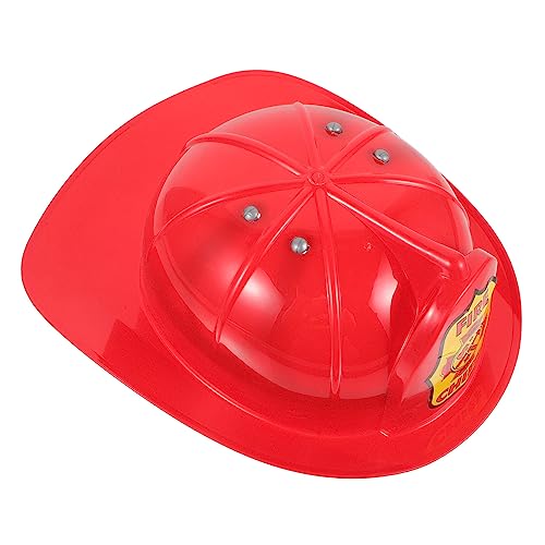 KONTONTY Feuerwehrmann-mütze Für Kinder Feuerwehrhelm Für Kleinkinder Feuerwehrmann-kostüm Für Kinder Requisite Zubehör Spielset Partygeschenke von KONTONTY