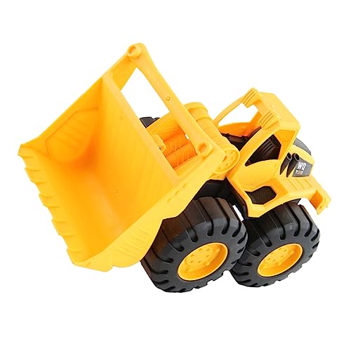 KONTONTY Kinderautomodell für kinderspielzeug Baufahrzeug Boy Toys Modellprojektauto Bagger -LKW Spielzeugprojektauto Kinderauto Yellow von KONTONTY