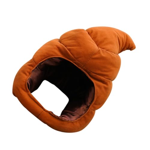 KONTONTY Kopfbedeckung lustiger Poop-Hut Emoticon Poop Hut Kot-Stirnband Thanksgiving-Hut faschingskostüme karnevalskostüme Cosplay -Hut Hut aus Baumwolle PP Baumwolle Brown von KONTONTY