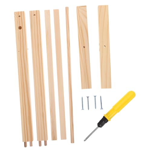 KONTONTY Kreativer Holz Kleiderbügel Für Puppenkleidung 5er Set Natürlichem Design Ideal Für Puppenmöbel Und Kinderzimmer Dekoration Passend Für Alle Gängigen Puppenoutfits von KONTONTY