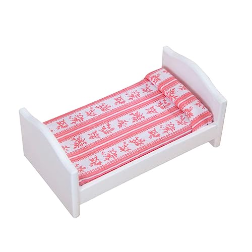 KONTONTY Kreatives Miniatur Puppenhaus Zubehör Set Dekorative Mini Häuser Für Bett Und Ideal Für Und Puppenliebhaber Perfekte Ergänzung Für Puppenhäuser Und Kuscheltiere von KONTONTY