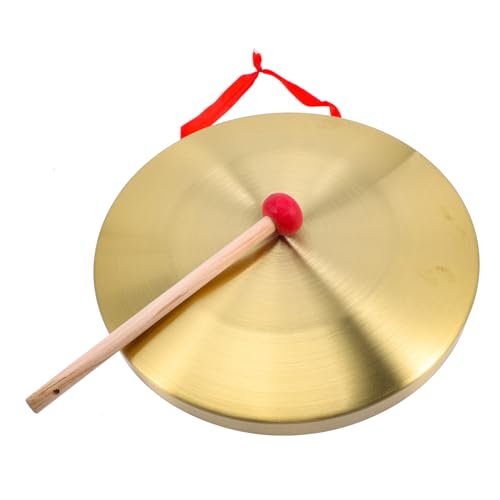KONTONTY Kupfer Gong mit Schlägel Vielseitiges Percussion Warninstrument Tragbar und Robust Geeignet für Kinderförderung Firmenfeiern Sportveranstaltungen und Outdoor Einsatz KONTONTY Kupfer Gong mit Schlägel Vielseitiges Percussion Warninstrument Tragbar und Robust Geeignet für Kinderförderung Firmenfeiern Sportveranstaltungen und Outdoor Einsatz von KONTONTY