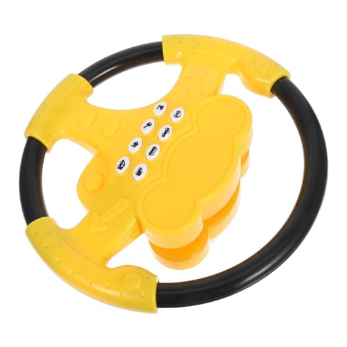 KONTONTY Lenkrad mit Lichteffekten und Sound Simulierter Fahrcontroller aus Robustem Kunststoff Tragbar Sicher für Kleinkinder Fördert Frühkindliche Bildung und Kognitive Entwicklung KONTONTY Lenkrad mit Lichteffekten und Sound Simulierter Fahrcontroller aus Robustem Kunststoff Tragbar Sicher für Kleinkinder Fördert Frühkindliche Bildung und Kognitive Entwicklung von KONTONTY