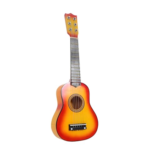 KONTONTY Lernen Gitarrenspielzeug Kleine Gitarre Musikalisches Gitarre Für Anfänger Musikspielzeug Gitarre Für , Anfänger Gitarre Bass Gitarre Hölzern von KONTONTY