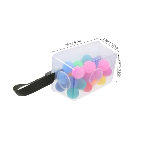 KONTONTY Lustiges Twerking Pong Spielset mit Löchern Robuster Kunststoffbox und Bunten Pong Bällen Verstellbarer Gürtel für Partyspiele Familienfeiern und Hochzeitsspiel Requisiten KONTONTY Lustiges Twerking Pong Spielset mit Löchern Robuster Kunststoffbox und Bunten Pong Bällen Verstellbarer Gürtel für Partyspiele Familienfeiern und Hochzeitsspiel Requisiten von KONTONTY