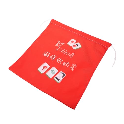 KONTONTY Mahjong Aufbewahrungstasche Kordelzug Schutztasche für Mahjong Steine Leicht Vielseitig Organisierend für Anfänger und Erfahrene Spieler Robust und Tragbar KONTONTY Mahjong Aufbewahrungstasche Kordelzug Schutztasche für Mahjong Steine Leicht Vielseitig Organisierend für Anfänger und Erfahrene Spieler Robust und Tragbar von KONTONTY