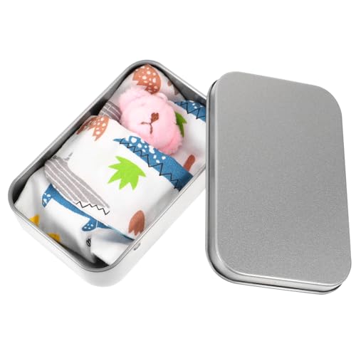 KONTONTY Mini Plüschbär im Metallbehälter Kleines Kuscheltier Leichtes Langlebiges Stofftier Kinderzimmerdekoration als Mitbringsel für Freunde und Familie KONTONTY Mini Plüschbär im Metallbehälter Kleines Kuscheltier Leichtes Langlebiges Stofftier Kinderzimmerdekoration als Mitbringsel für Freunde und Familie von KONTONTY