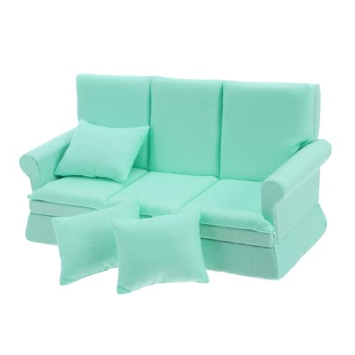 KONTONTY Mini Puppenhaussofa Puppenhauscouch Mit Kissen Moderne Attraktive Puppenhausmöbel Puppenhaus Realistische Möbel Modellsofa Modernes Mini Sofa Puppenhaussessel – Blau KONTONTY Mini Puppenhaussofa Puppenhauscouch Mit Kissen Moderne Attraktive Puppenhausmöbel Puppenhaus Realistische Möbel Modellsofa Modernes Mini Sofa Puppenhaussessel – Blau von KONTONTY