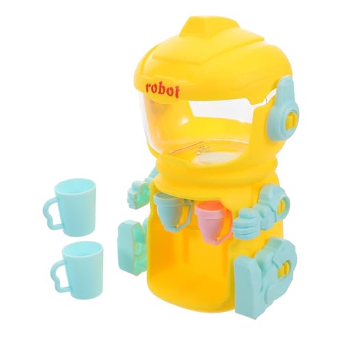 KONTONTY Mini-Wasserspender Lochstopfen-Pfefferstreuer Toilettensitzschrauben Miniatur-Zubehör Wasserpumpe Roboter Wasserspender Spielzeugspender Trinkbrunnen Modell Plastik von KONTONTY