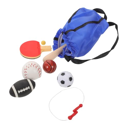 KONTONTY Miniatur Dollhouse Sports Set Detailgetreues Mini Basketball Fußball Tischtennis Robustes und Tragbares Sportzubehör für Bjd Puppen für Puppenhaus Dekoration und Fotografie KONTONTY Miniatur Dollhouse Sports Set Detailgetreues Mini Basketball Fußball Tischtennis Robustes und Tragbares Sportzubehör für Bjd Puppen für Puppenhaus Dekoration und Fotografie von KONTONTY