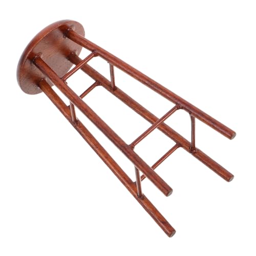 KONTONTY Miniatur Holz Barhocker Dollhouse Dekoration Zubehör Nordic Stil Robuster Hoher Hocker für Puppenhaus Küche DIY Szene Möbel KONTONTY Miniatur Holz Barhocker Dollhouse Dekoration Zubehör Nordic Stil Robuster Hoher Hocker für Puppenhaus Küche DIY Szene Möbel von KONTONTY