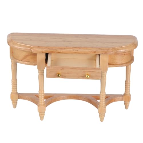 KONTONTY Miniatur Holzschreibtisch Stabiles Handgefertigtes Miniaturpuppenhausmöbel für Kreative Tragbarer Miniatur Esstisch und Dekoratives Puppenhaus Zubehör KONTONTY Miniatur Holzschreibtisch Stabiles Handgefertigtes Miniaturpuppenhausmöbel für Kreative Tragbarer Miniatur Esstisch und Dekoratives Puppenhaus Zubehör von KONTONTY