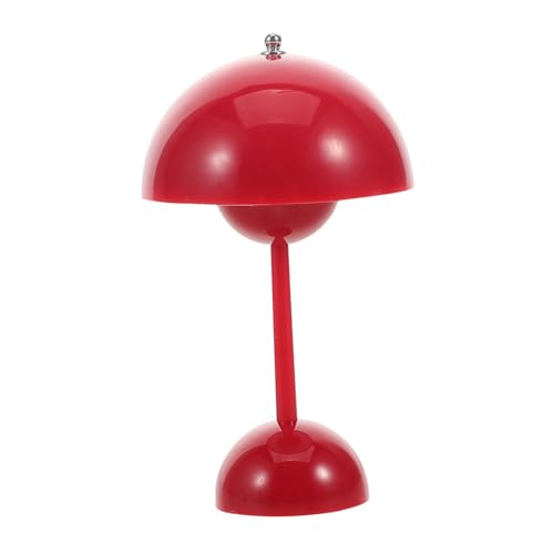 KONTONTY Miniatur Puppenhaus Tischlampe Rote LED Blütenknospen Form Dekorative Mini Schreibtischlampe Für Puppenhaus Nachtlicht Ohne Batterie KONTONTY Miniatur Puppenhaus Tischlampe Rote LED Blütenknospen Form Dekorative Mini Schreibtischlampe Für Puppenhaus Nachtlicht Ohne Batterie von KONTONTY