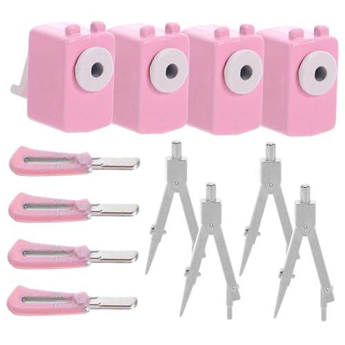 KONTONTY Miniatur Schulzubehör Retro Mini Cutter Kompass Anspitzer für Puppenhaus Dekoration Simulation Zubehör für Dollhouse Layouts und Fotografie KONTONTY Miniatur Schulzubehör Retro Mini Cutter Kompass Anspitzer für Puppenhaus Dekoration Simulation Zubehör für Dollhouse Layouts und Fotografie von KONTONTY