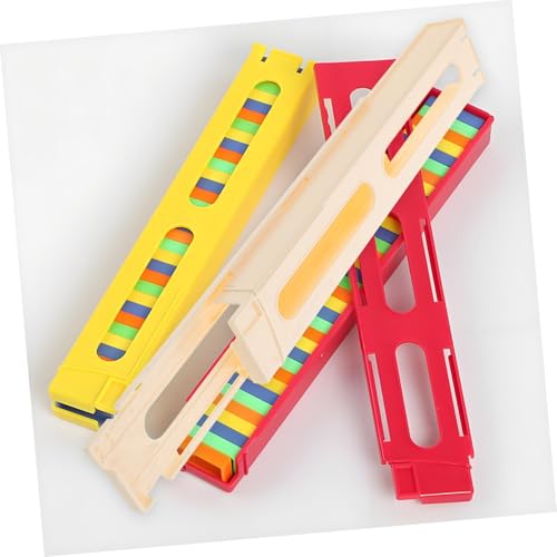 KONTONTY Montessori Domino Zug Zubehör Automatischer Dominohalter für Vielseitiges für Familienaktivitäten Kreatives Lernspiel für Jungen und Mädchen Geeignet für Geburtstage und Bildung KONTONTY Montessori Domino Zug Zubehör Automatischer Dominohalter für Vielseitiges für Familienaktivitäten Kreatives Lernspiel für Jungen und Mädchen Geeignet für Geburtstage und Bildung von KONTONTY