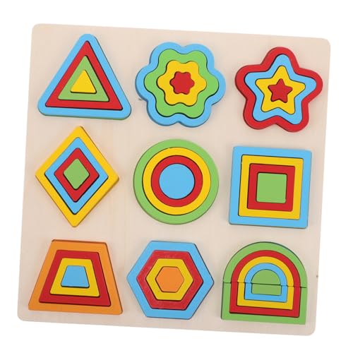 KONTONTY Montessori Holzpuzzle Farblich Sortierbares Steckspiel Geometrisches Formenspielzeug für Kleinkinder Vorschule Feinmotorik und Frühes Lernen Pädagogisches Aktivitätsspielzeug KONTONTY Montessori Holzpuzzle Farblich Sortierbares Steckspiel Geometrisches Formenspielzeug für Kleinkinder Vorschule Feinmotorik und Frühes Lernen Pädagogisches Aktivitätsspielzeug von KONTONTY