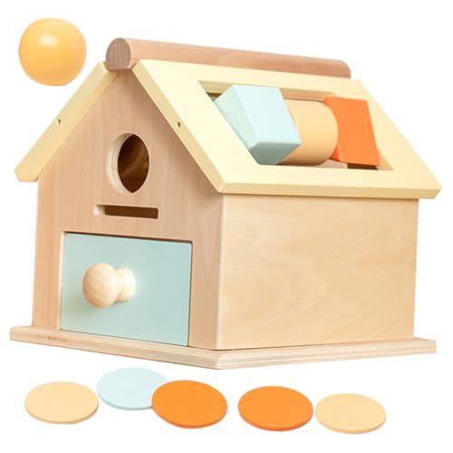 KONTONTY Montessori Holzspielzeug Jahre Motorikspielzeug Ballwurf Münzbox Buntes Frühpädagogisches Lernspielzeug für Kleinkinder Robust und Vielseitig Fördert Kreativität und Feinmotorik KONTONTY Montessori Holzspielzeug Jahre Motorikspielzeug Ballwurf Münzbox Buntes Frühpädagogisches Lernspielzeug für Kleinkinder Robust und Vielseitig Fördert Kreativität und Feinmotorik von KONTONTY