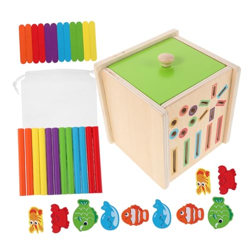 KONTONTY Montessori Holzspielzeug für Kleinkinder Farb Formsortierendes Lernspielzeug Motorische Kognitive Entwicklung Altersgerecht Ab Jahren Robustes Material Pädagogisches Puzzle KONTONTY Montessori Holzspielzeug für Kleinkinder Farb Formsortierendes Lernspielzeug Motorische Kognitive Entwicklung Altersgerecht Ab Jahren Robustes Material Pädagogisches Puzzle von KONTONTY
