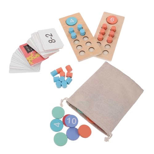 KONTONTY Montessori-arithmetik Holz Mathe-Spielzeug Zum Zählen Und Rechnen Lernspielzeug Für Grundschule Und Vorschule Zahlen-Manipulative Für Junge Mädchen Von Jahren KONTONTY Montessori-arithmetik Holz Mathe-Spielzeug Zum Zählen Und Rechnen Lernspielzeug Für Grundschule Und Vorschule Zahlen-Manipulative Für Junge Mädchen Von Jahren von KONTONTY