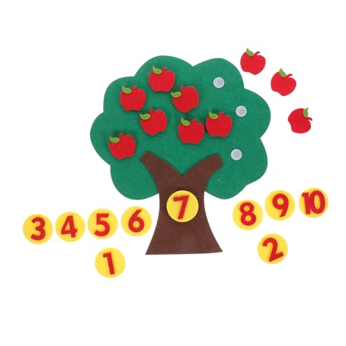 KONTONTY Non Woven Lernspielzeug für Kleinkinder Digitales Zahlenpuzzle mit Addition und Subtraktion Pädagogisches Mathe Spiel für Kindergarten und Vorschule Tragbares Filz KONTONTY Non Woven Lernspielzeug für Kleinkinder Digitales Zahlenpuzzle mit Addition und Subtraktion Pädagogisches Mathe Spiel für Kindergarten und Vorschule Tragbares Filz von KONTONTY