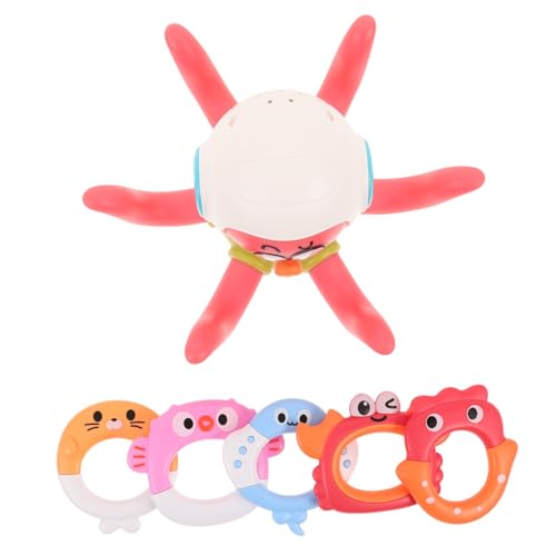 KONTONTY Octopus Pool Ring Toss Spiel Babyfreundliches Wasserspielzeug für Badewanne Schwimmbad Motorikfördernd Interaktives Werfen für Indoor Outdoor Spaß KONTONTY Octopus Pool Ring Toss Spiel Babyfreundliches Wasserspielzeug für Badewanne Schwimmbad Motorikfördernd Interaktives Werfen für Indoor Outdoor Spaß von KONTONTY