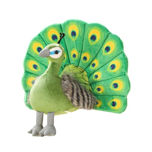 KONTONTY Pfau Plüschtier Simulationstiermodell Plüsch Pfauenpuppe für Sofa Simulation Pfauenpuppe Cartoon Plüschspielzeug für Cartoon-Plüschtiere Schlafspielzeug PP Baumwolle Grün KONTONTY Pfau Plüschtier Simulationstiermodell Plüsch Pfauenpuppe für Sofa Simulation Pfauenpuppe Cartoon Plüschspielzeug für Cartoon-Plüschtiere Schlafspielzeug PP Baumwolle Grün von KONTONTY