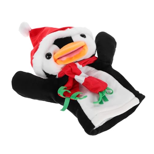 KONTONTY Pinguin Handpuppen Spielzeug Spielzeug Geschichtenerzählen Handpuppen Pinguin Fingerpuppen Interaktive Handpuppen Dschungeltier Fingerpuppen Handpuppen Für Weiche Puppen von KONTONTY