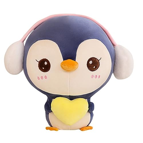 KONTONTY Pinguin-Plüschpuppe Pinguin Kuscheltier Pinguin plüschtiere Stitch+Kuscheltier süße Spielzeuge Kinderpuppenspielzeug Plüsch-Pinguin- Plüsch und pp Baumwolle Blue von KONTONTY