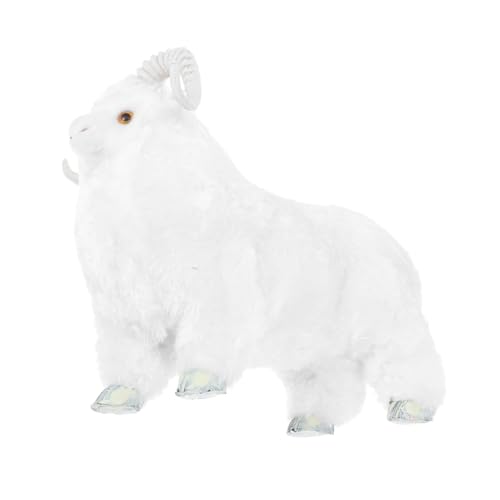 KONTONTY Plüsch Schaf Dekofigur Kleines Kuscheltier Vielseitige Schaf Dekoration für Zuhause Sammlerobjekt Niedliche Bauernhoffigur mit Detaillierter Verarbeitung KONTONTY Plüsch Schaf Dekofigur Kleines Kuscheltier Vielseitige Schaf Dekoration für Zuhause Sammlerobjekt Niedliche Bauernhoffigur mit Detaillierter Verarbeitung von KONTONTY
